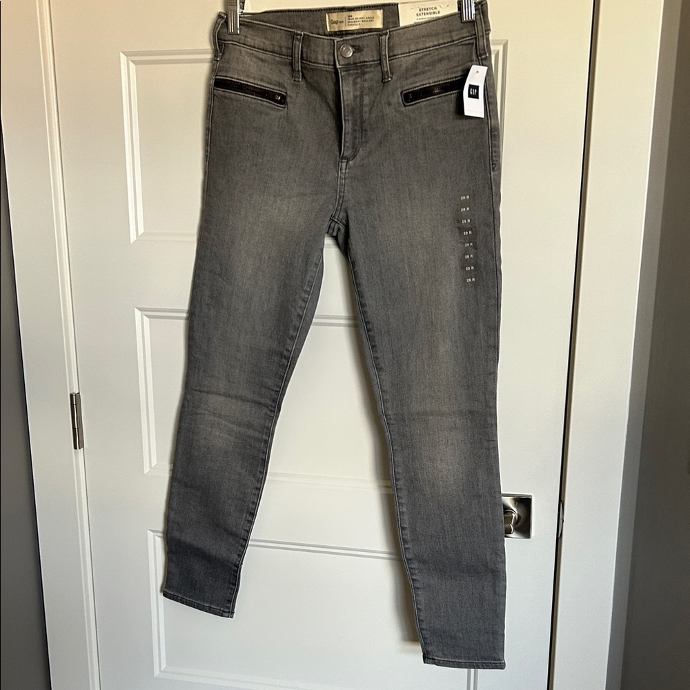 GAP Women's Charcoal Skinny Jeans